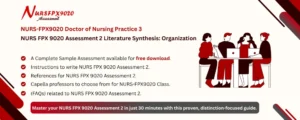 NURS FPX 9020 Assessment 2